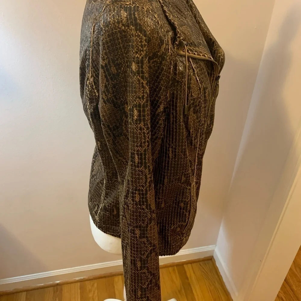 Ruby Rd snake skin classic jacket, size 12
